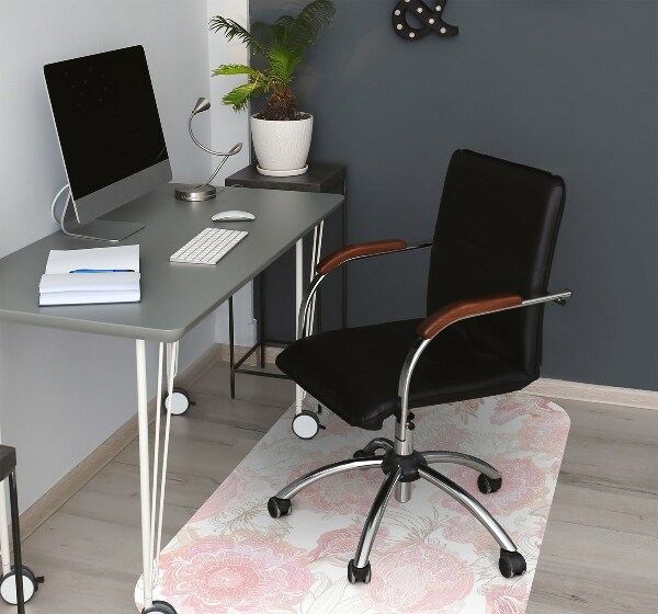 Tapis pour chaise de bureau Motif floral