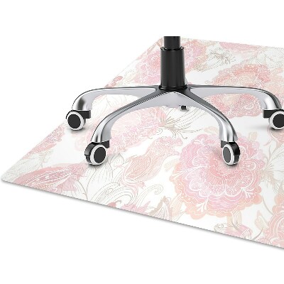 Tapis pour chaise de bureau Motif floral