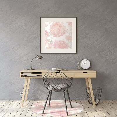 Tapis pour chaise de bureau Motif floral