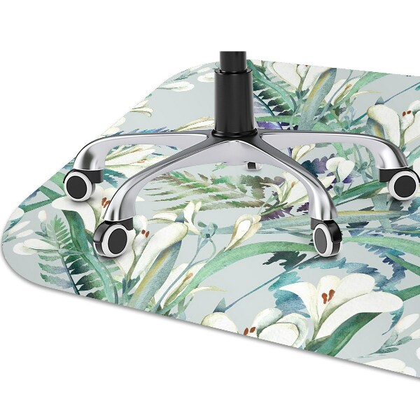 Tapis de chaise de bureau Crocus
