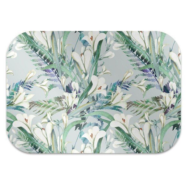 Tapis de chaise de bureau Crocus
