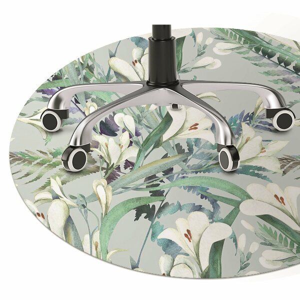 Tapis de chaise de bureau Crocus