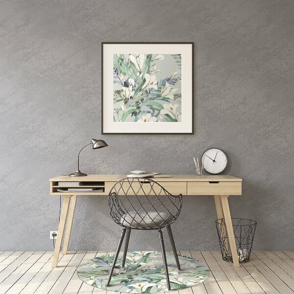 Tapis de chaise de bureau Crocus