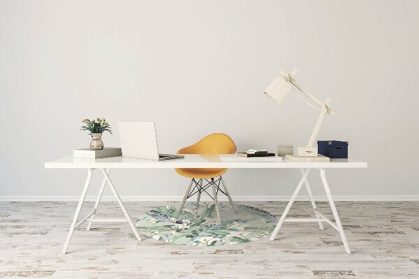 Tapis de chaise de bureau Crocus