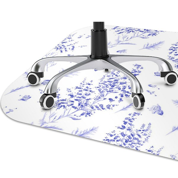 Tapis protège sol Lavande aquarelle