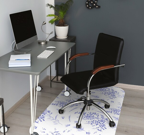 Tapis protège sol Lavande aquarelle