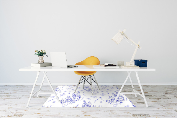 Tapis protège sol Lavande aquarelle