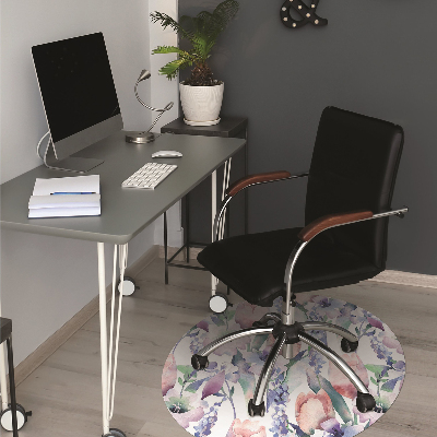 Tapis de chaise de bureau Bouquet de printemps