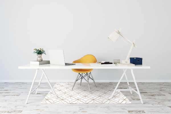 Tapis pour chaise de bureau Roman géométrique