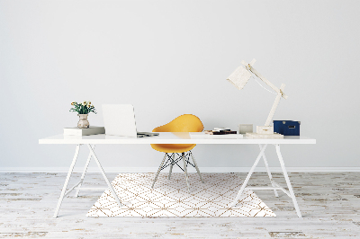 Tapis pour chaise de bureau Roman géométrique