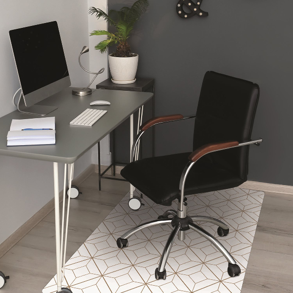 Tapis pour chaise de bureau Roman géométrique