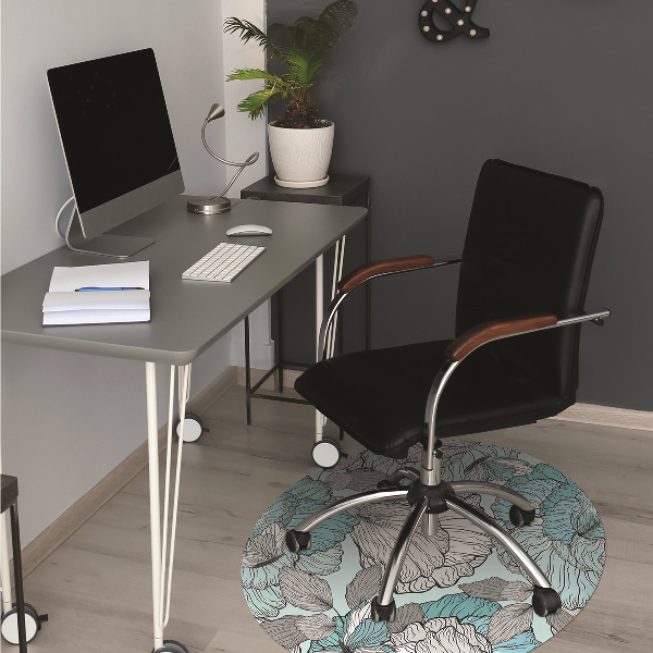Tapis protection sol Composition florale