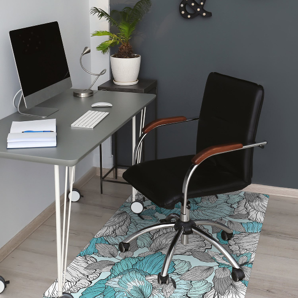 Tapis protection sol Composition florale