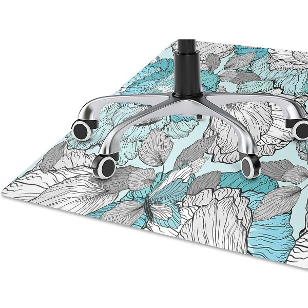 Tapis protection sol Composition florale