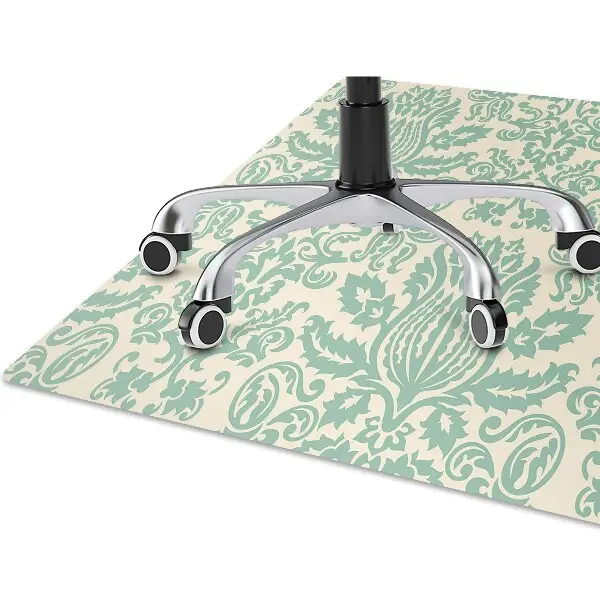 Tapis fauteuil bureau do biura Damassé vert