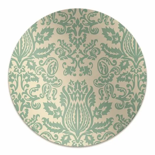 Tapis fauteuil bureau do biura Damassé vert