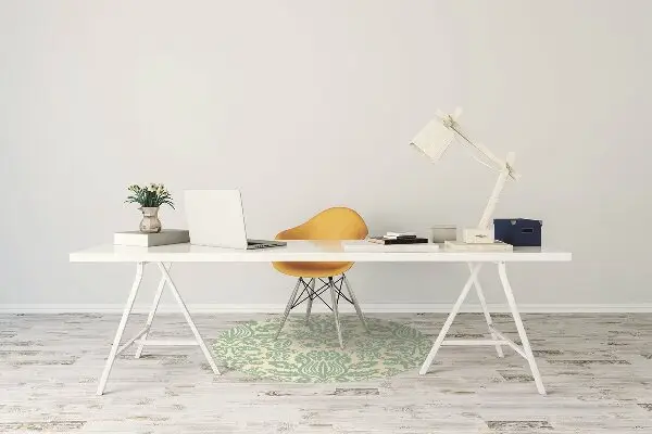 Tapis fauteuil bureau do biura Damassé vert