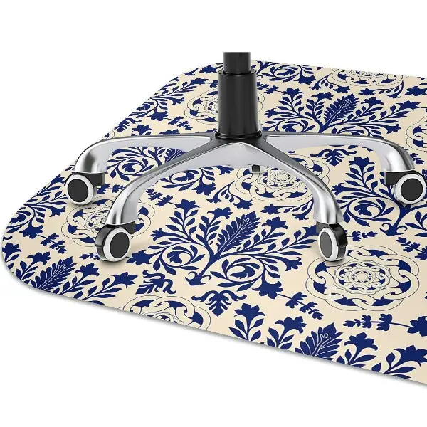 Tapis pour chaise de bureau Modèle bleu