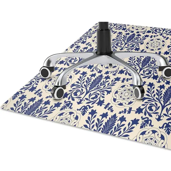 Tapis pour chaise de bureau Modèle bleu