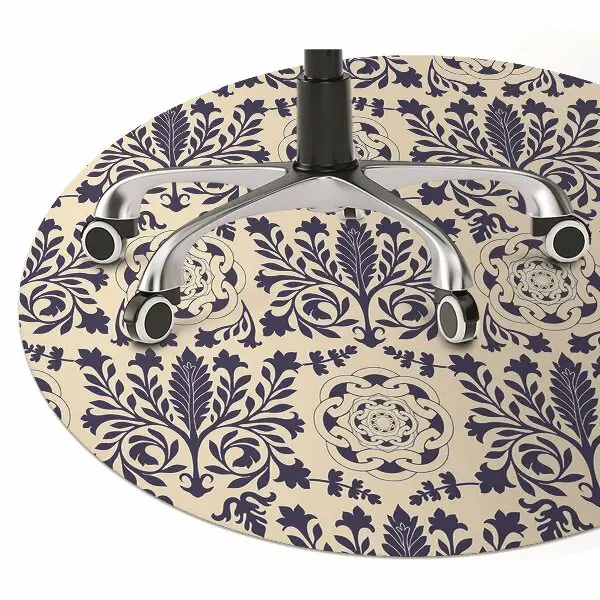 Tapis pour chaise de bureau Modèle bleu
