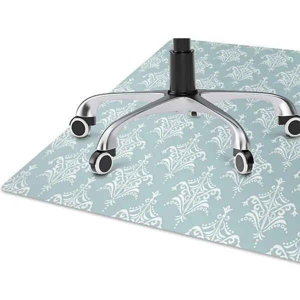 Tapis de chaise de bureau Damassé
