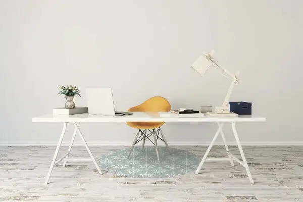 Tapis de chaise de bureau Damassé