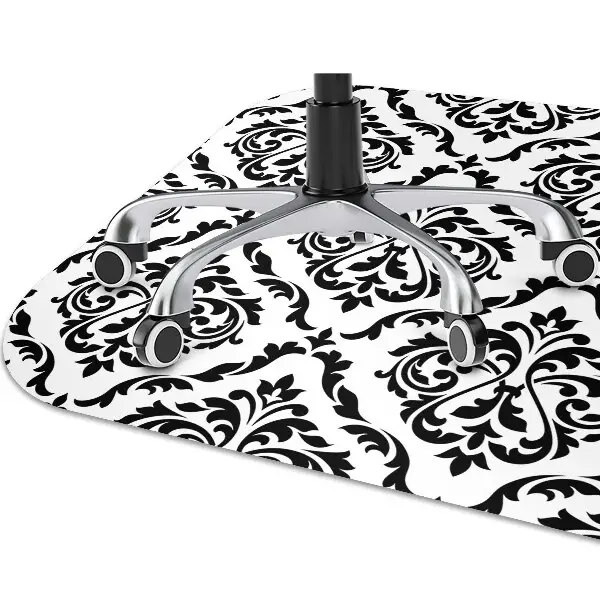 Tapis de chaise de bureau Damassé
