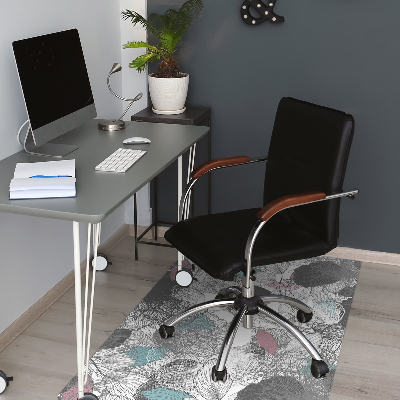 Tapis bureau Motif floral