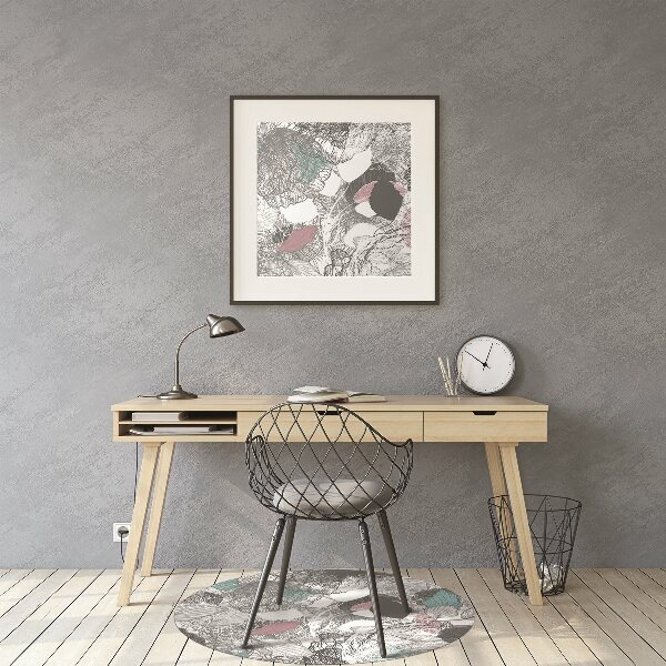 Tapis bureau Motif floral