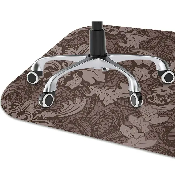 Tapis protège sol Modèle de style damassé
