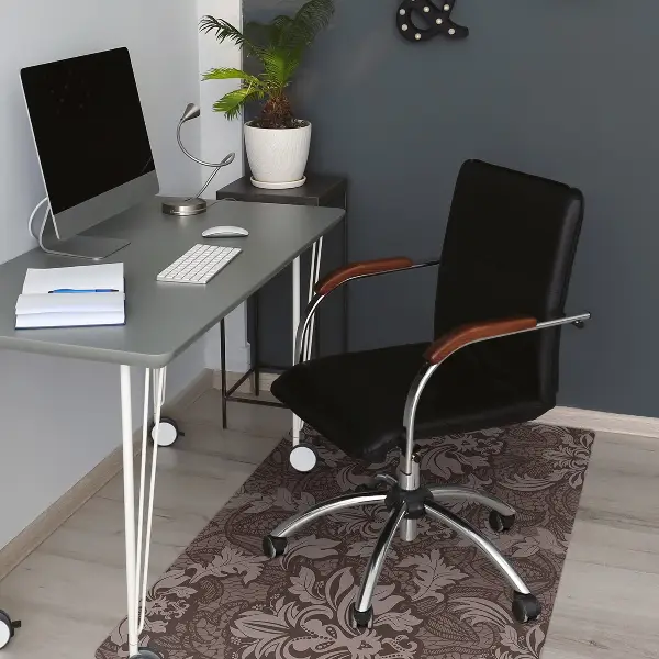 Tapis protège sol Modèle de style damassé
