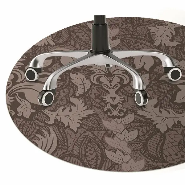Tapis protège sol Modèle de style damassé