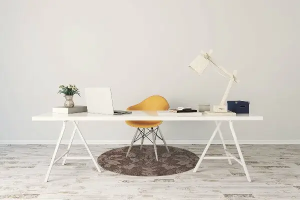 Tapis protège sol Modèle de style damassé