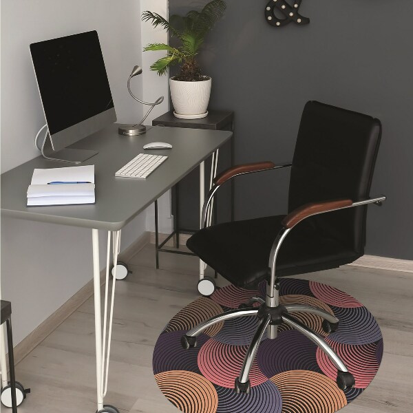 Tapis bureau Modèle coloré
