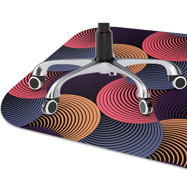 Tapis bureau Modèle coloré