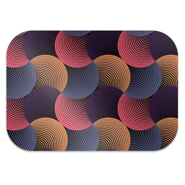 Tapis bureau Modèle coloré
