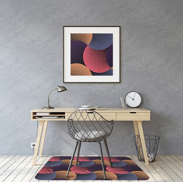 Tapis bureau Modèle coloré