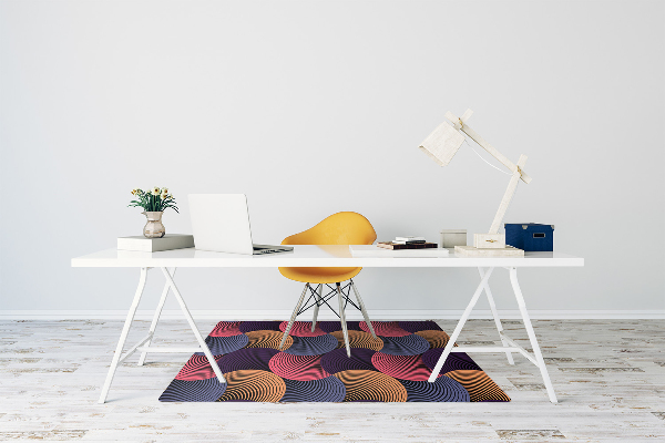 Tapis bureau Modèle coloré