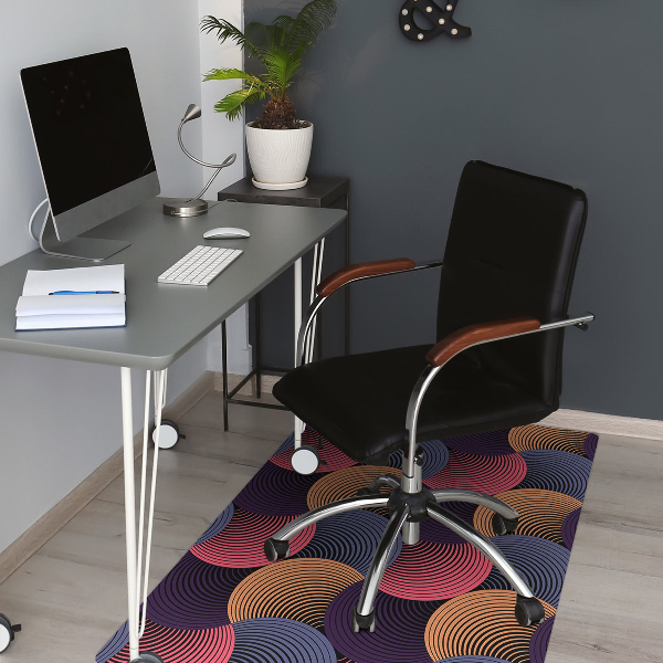 Tapis bureau Modèle coloré