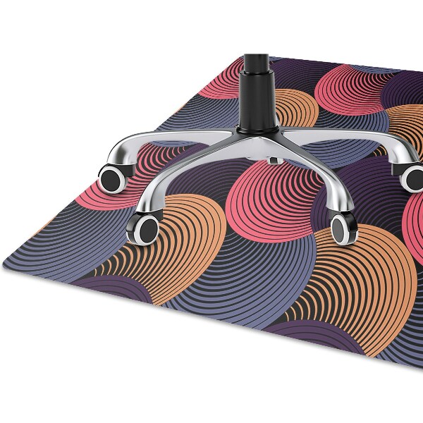 Tapis bureau Modèle coloré