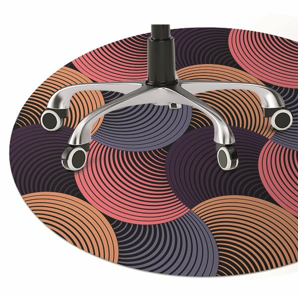 Tapis bureau Modèle coloré
