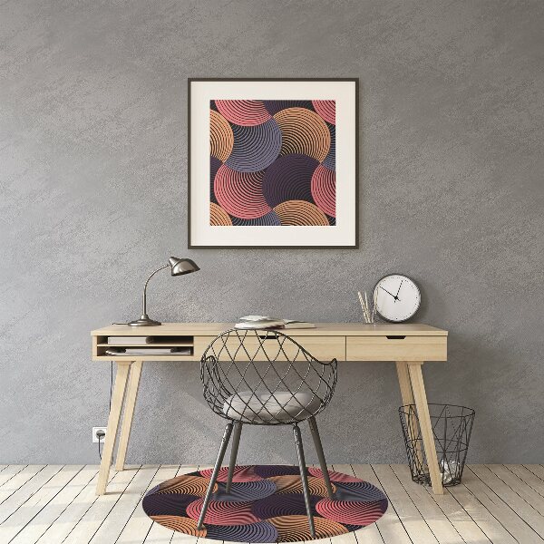 Tapis bureau Modèle coloré