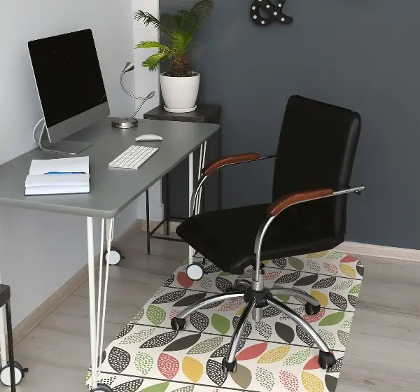 Tapis bureau Modèle coloré