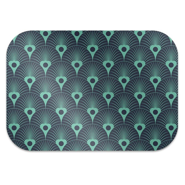 Tapis pour chaise de bureau Néon bleu