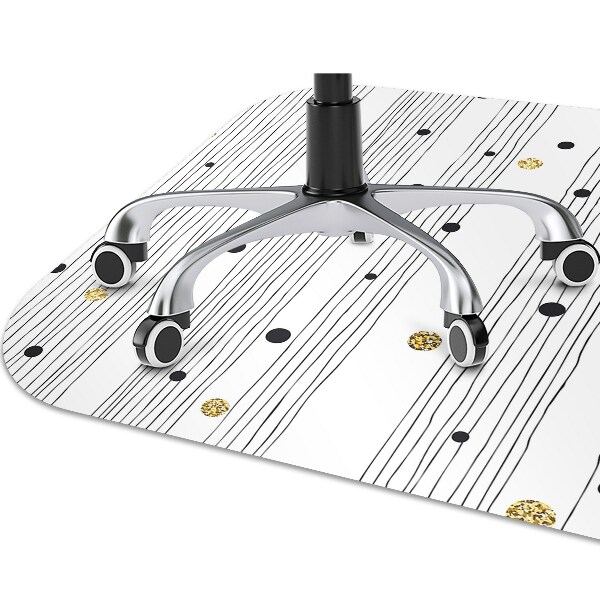 Tapis bureau Lignes minces