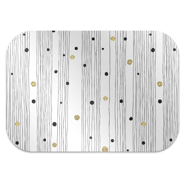 Tapis bureau Lignes minces