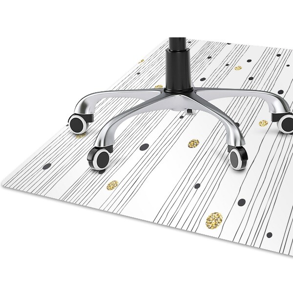 Tapis bureau Lignes minces