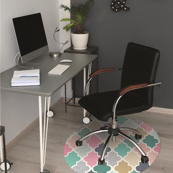 Tapis bureau Modèle coloré