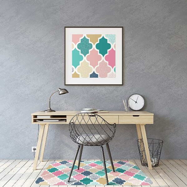 Tapis bureau Modèle coloré