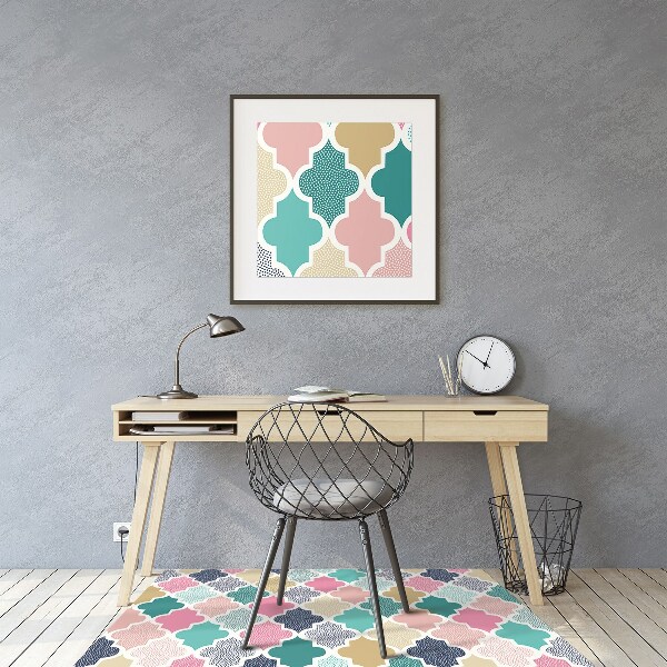 Tapis bureau Modèle coloré